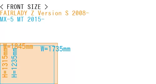 #FAIRLADY Z Version S 2008- + MX-5 MT 2015-